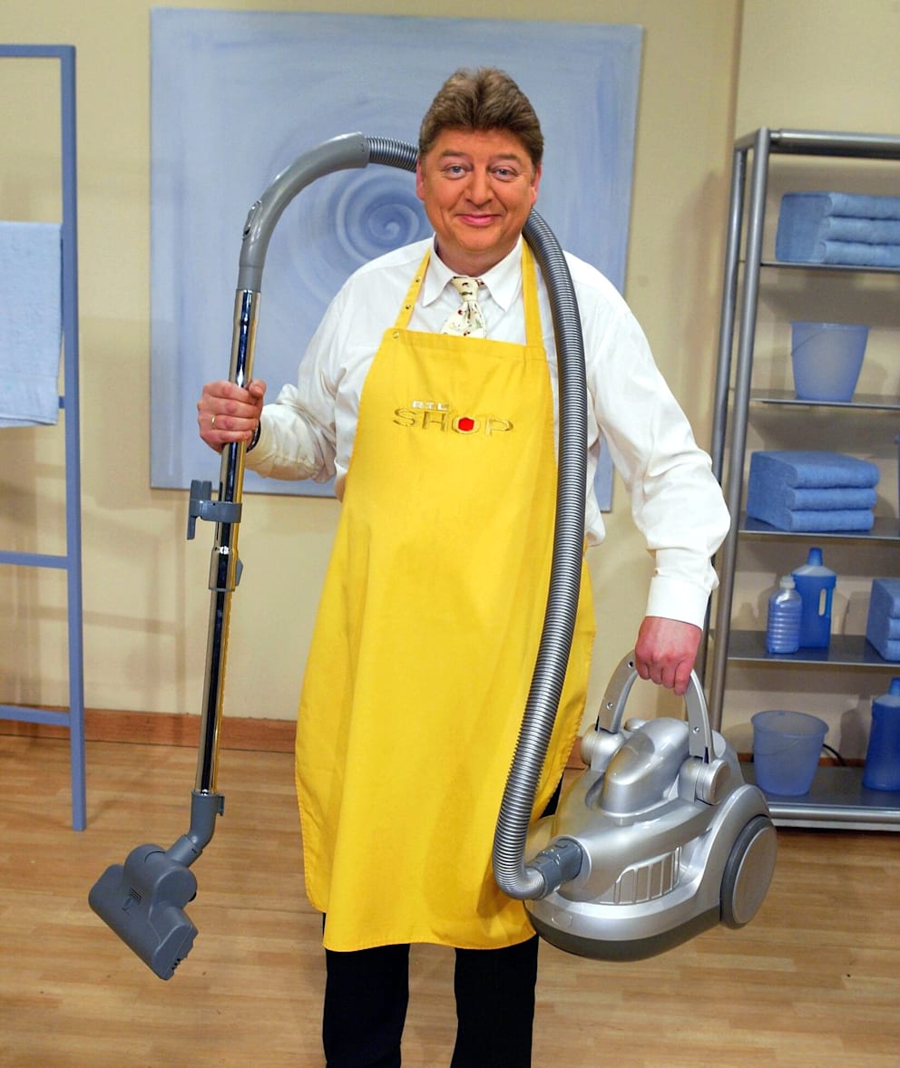 Auch Walter Freiwald (hier 2004) ging in seiner Aufgabe als Teleshopping-Verkäufer auf. Unter anderem brachte er Staubsauger unter die Leute