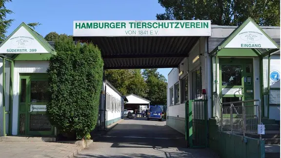 Eingang zum Hamburger Tierschutzverein Süderstraße | Tierheim Süderstraße Eingang zum Hamburger Tierschutzverein Süderstraße