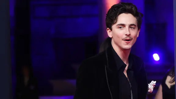 Timothée Chalamet auf dem Roten Teppich