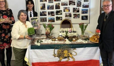Iraner aus Meerbusch feiern Nouruz im Pappkarton