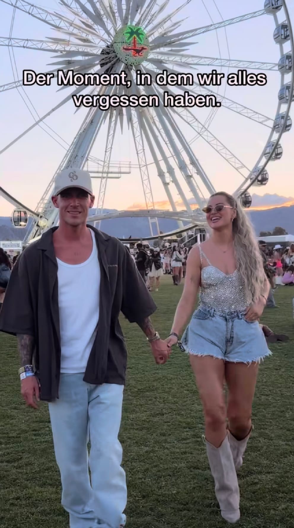 Vom Coachella-Festival posten Tobias und Maren ein Video, ein USA-Besuch der besonders für die Psyche des Influencers sehr wichtig war. Er zu BILD: „Wir konnten dort abschalten. Das war gut für mich.“