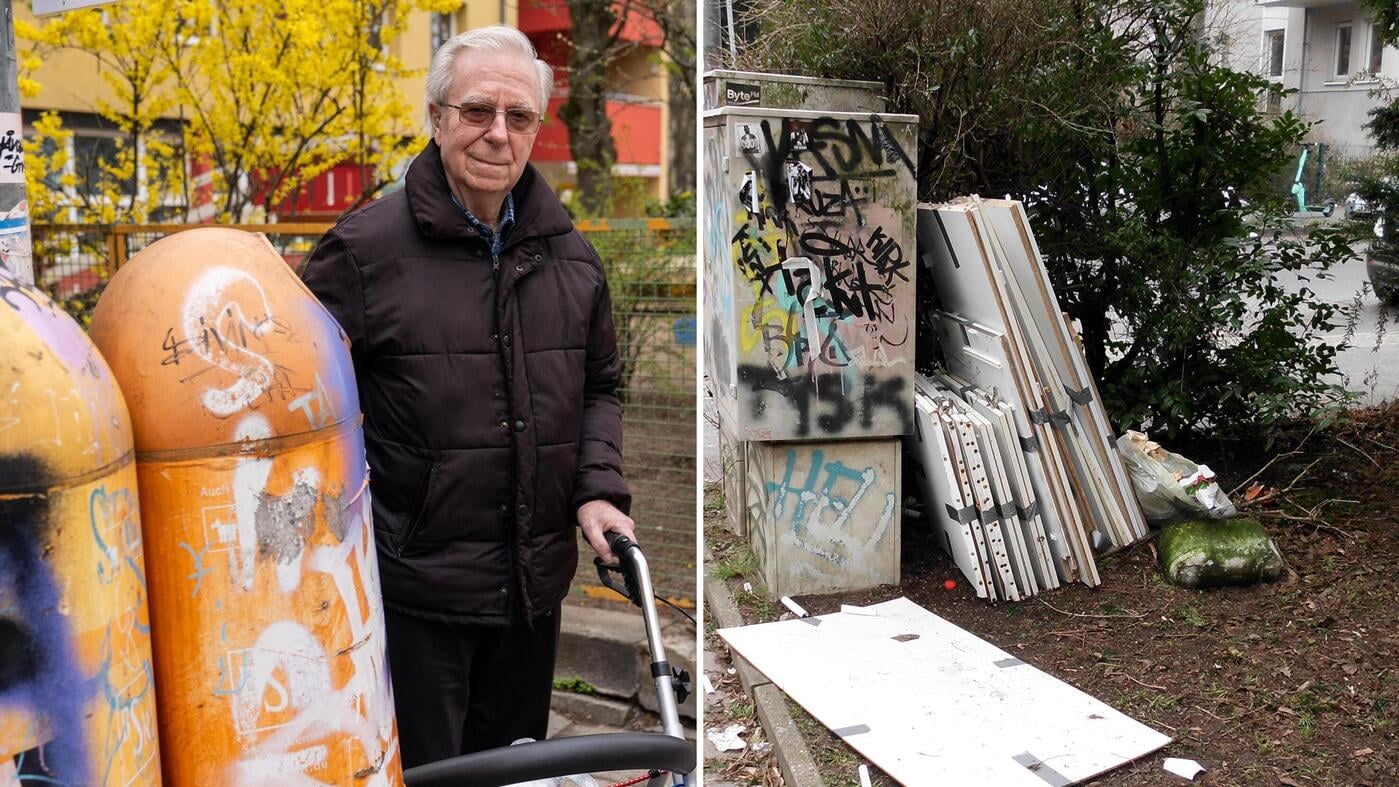 Saubermann 007 und sein Kampf gegen das vermüllte Berlin: Warum liegt der Zementsack seit 17 Jahren am selben Ort?