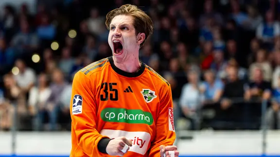 Joel Birlehm (TSV Hannover-Burgdorf) | IMAGO/Christian Heilwagen Joel Birlehm (TSV Hannover-Burgdorf)