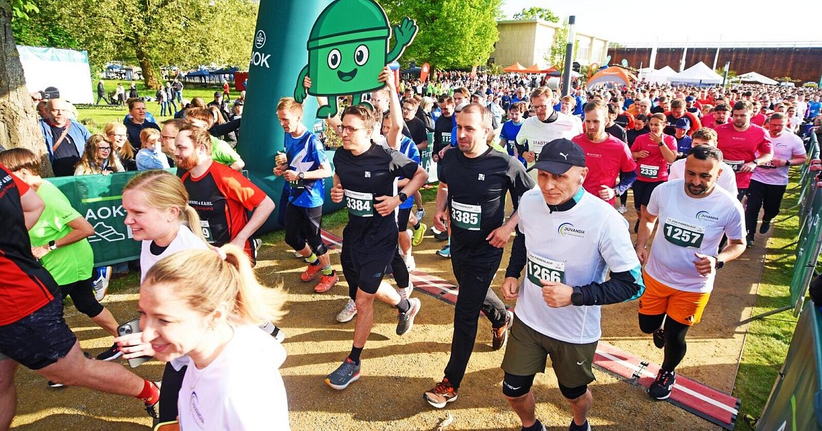 Mit vielen Bildern: Mehr als 4050 Teilnehmer starten beim AOK-Firmenlauf in Bad Salzuflen | Lokale Nachrichten aus Bad Salzuflen