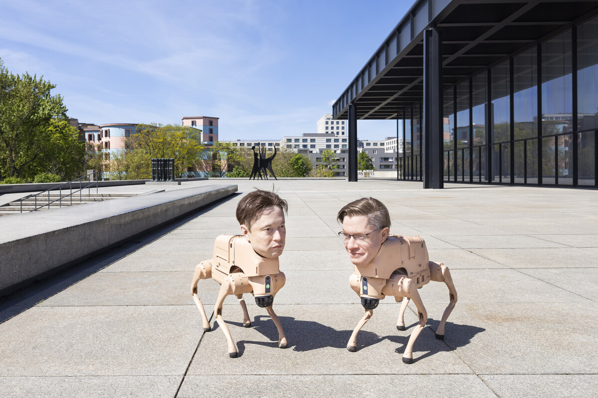 „Robodogs“ von Künstler Beeple in Berlin: Richtige Tiere?