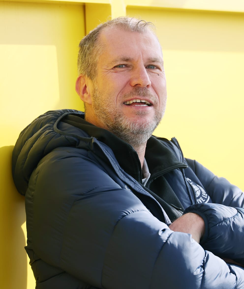 Trainer Jochen Seitz kann mit Lok Leipzig zum zweiten Mal in Folge Meister werden
