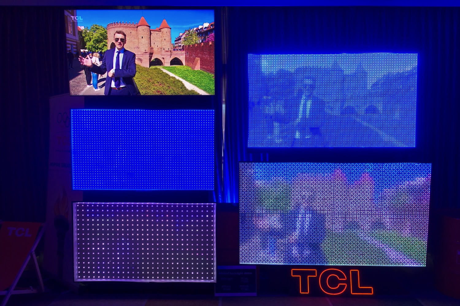 TCL Mini LED Backlight Vergleich