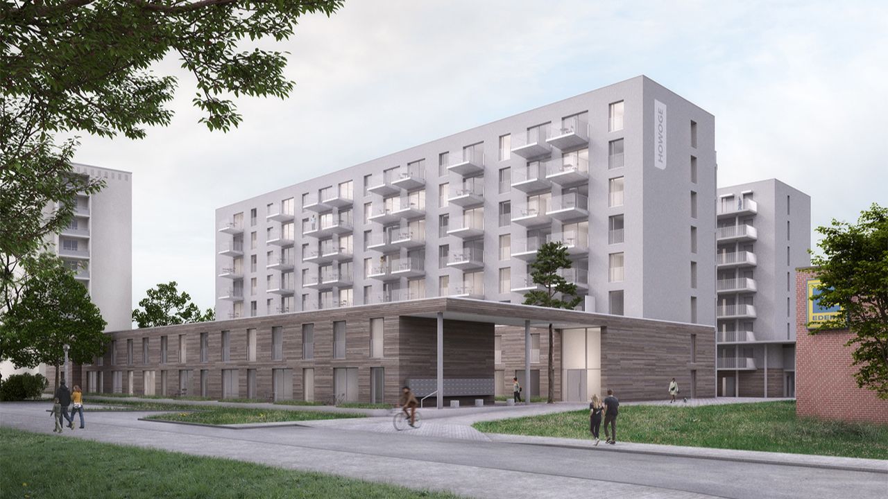 In Alt-Friedrichsfelde baut die HOWOGE 173 neue Wohnungen am Rosenfelder Ring.