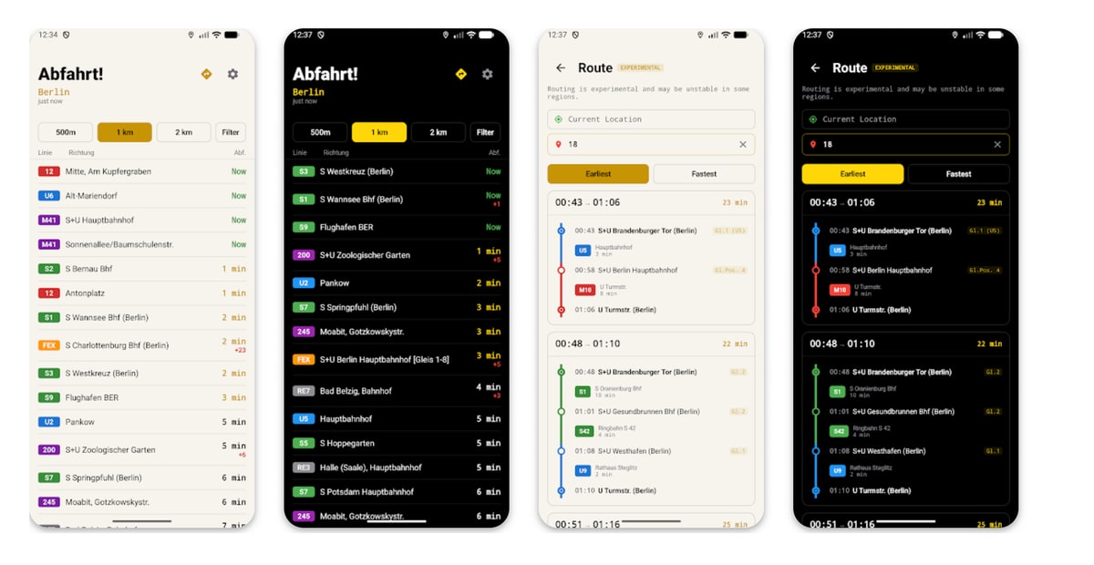 Abfahrt! landet im Play Store