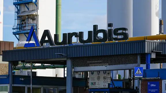 Das Gebäude der Aurbis-Kupferhütte in Hamburg.