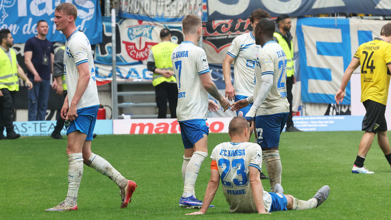 Hansa Rostock: Aufstieg zerbröselt nach 1:1 in Aachen | Sport
