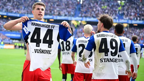 Spielszene HSV- Freiburg