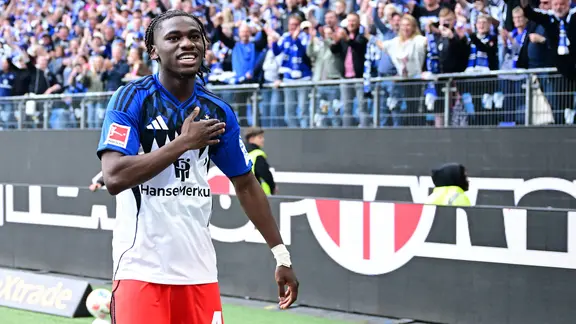 Spielszene HSV- Freiburg