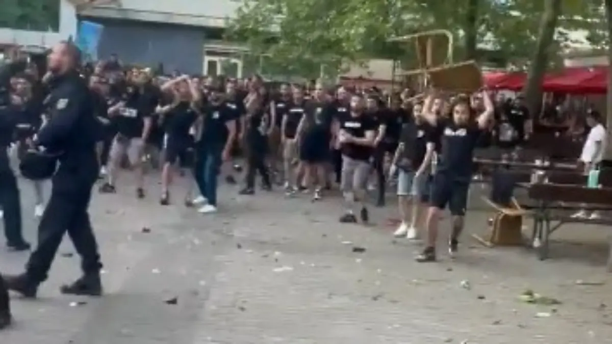 Fan-Randale in Leipzig