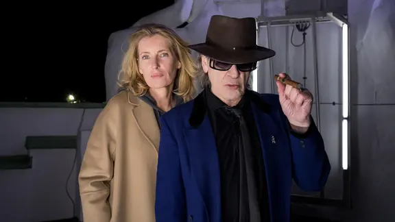 Charlotte Lindholm (Maria Furtwängler) und Udo Lindenberg. | NDR/Frizzi Kurkhaus Charlotte Lindholm (Maria Furtwängler) und Udo Lindenberg.