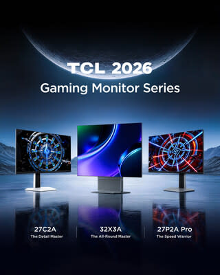 TCL 2026 Gaming Monitor Series