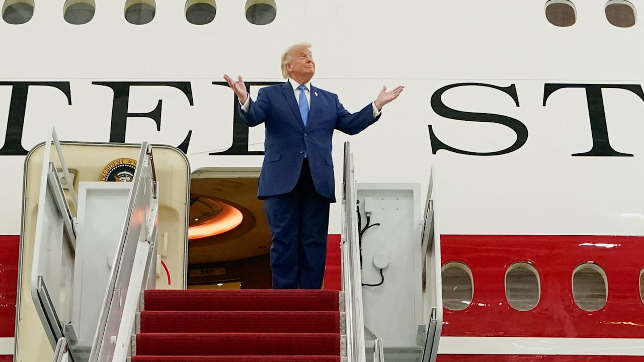 Hier protzt Donald Trump mit seiner neuen Luxus-Air-Force-One | Politik