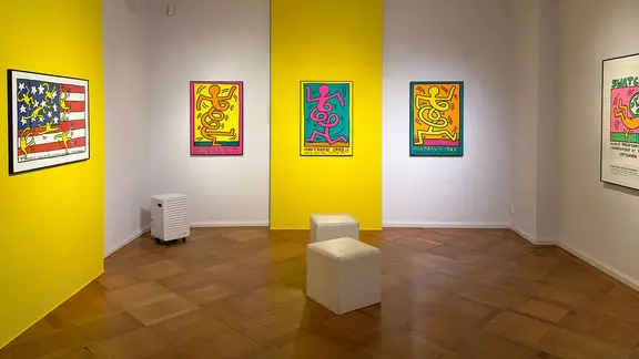 Pop-Art in Apolda: Die Ausstellung mit Werken von Keith Haring ist einer unserer Tipps fürs Wochenende | MDR/Cornelia Mauroner Keith Haring, Kunsthaus, Apolda
