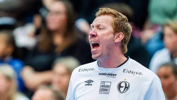 Trainer Börge Lund von Elverum Handball | IMAGO / NTB Trainer Börge Lund von Elverum Handball
