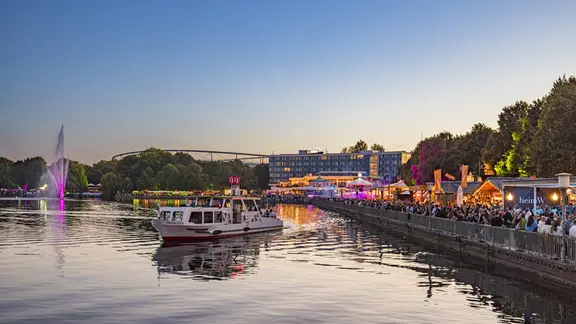Maschseefest Hannover am Abend | Hannover Marketing und Tourismus GmbH, Kevin Münkel Maschseefest Hannover am Abend