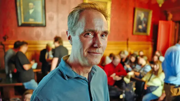 Eckart Maudrich, Sprecher der Bürgerinitiative „NOlympia“ | picture alliance/dpa | Gregor Fischer Eckart Maudrich, Sprecher der Bürgerinitiative „NOlympia“