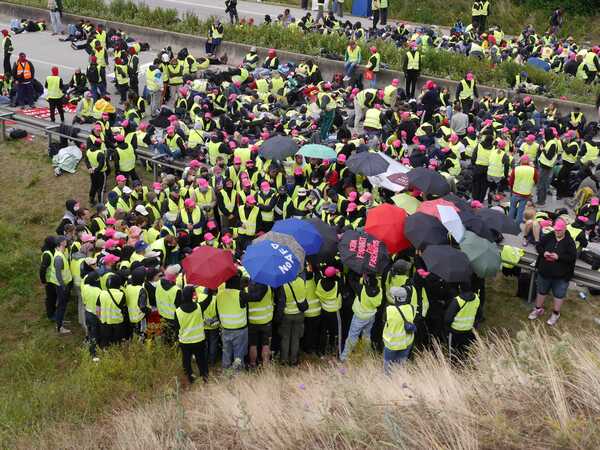 Anti-AfD-protest am 4.7.26 auf der B7