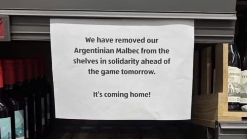 WM 2026: Aldi England nimmt argentinischen Wein aus dem Regal