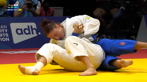 Anna Monta Olek aus Hannover ist eine der deutschen Nachwuchshoffnungen im Judo. | NDR Judoka Anna Monta Olek tritt bei den Finals 2026 im Mixed-Team an.