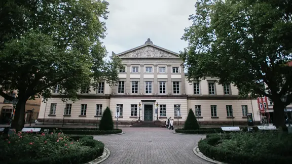 Der Wilhelmplatz der Universität Göttingen.