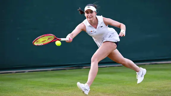 Tennisspielerin Eva Lys | IMAGO/Hasenkopf Tennisspielerin Eva Lys