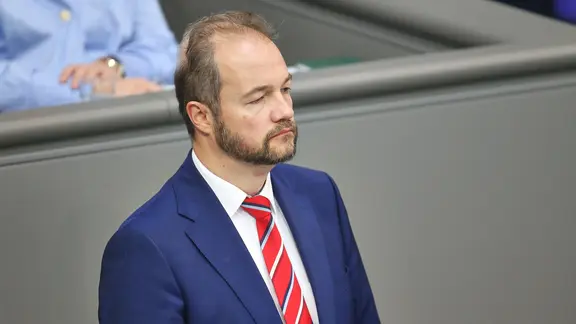 Der AfD-Politiker Martin Sichert wird nicht für die Landratswahl zugelassen. | picture alliance / dts-Agentur | dts Nachrichtenagentur GmbH Der AfD-Politiker Martin Sichert wird nicht für die Landratswahl zugelassen.