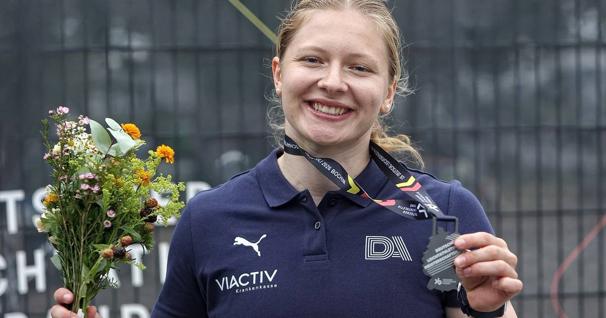 Wuppertalerin Victoria Krause gewinnt bei DM Silber im Speerwurf