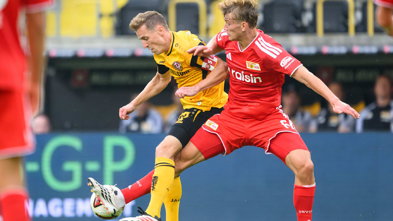 Fußball: Im Dauerregen! Dynamo Dresden macht Union Berlin nass | Sport