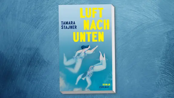 Cover: Tamara Štajner, “Luft nach unten“ | Zsolnay Cover: Tamara Štajner, “Luft nach unten“