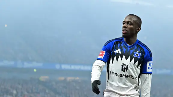 HSV-Spieler Jean-Luc Dompé. | Witters HSV-Spieler Jean-Luc Dompé.