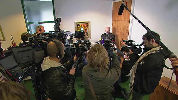 Presserummel in Montabaur.