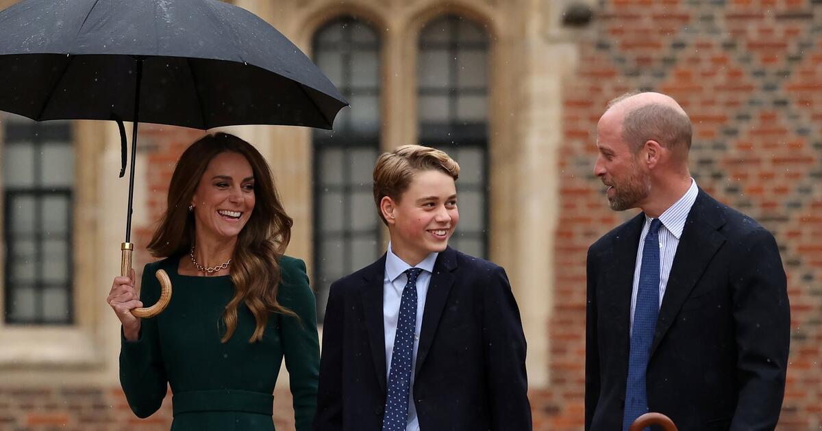 William und Kate begleiten Prinz George zum Eton College