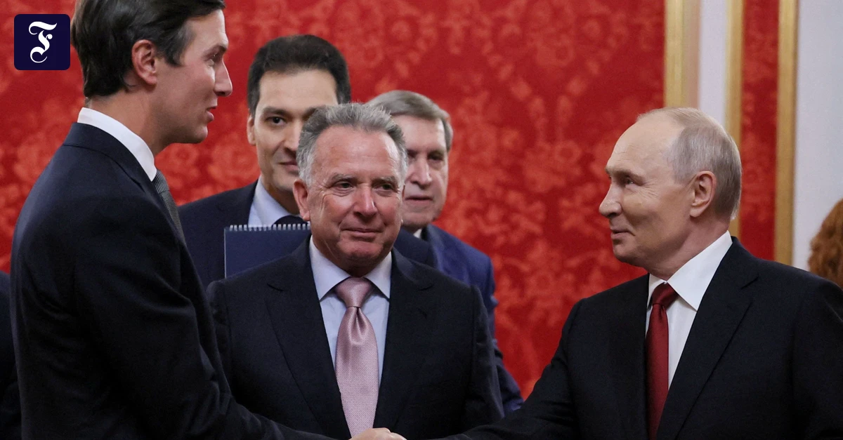 Trumps Emissäre in Kiew: Putin bleibt im Ukrainekrieg bei seinen Forderungen