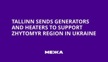 Tallinn Sends Generators and Heaters to Support Zhytomyr Region in Ukraine | Ukraine news