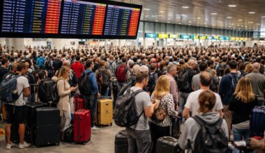 Hundreds of Travellars Stranded In Europe As Germany, Denmark, Sweden, UK And Others Delay 2695 And Cancelled 320 Flights, Impacting easyJet, KLM, Lufthansa And More in Berlin, Copenhagen And More