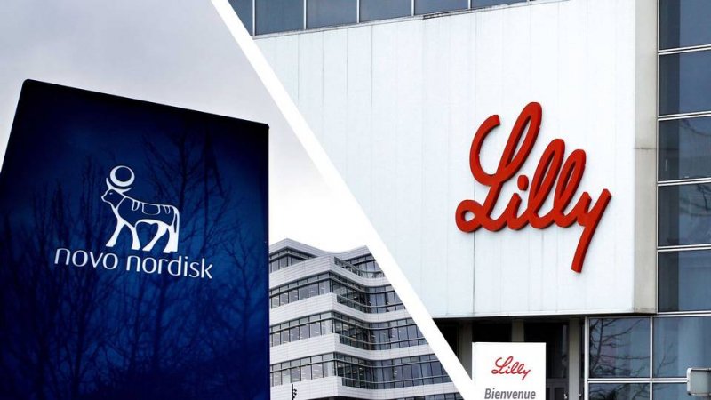 Novo Nordisk shares fall as Lilly stock climbs