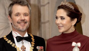 The King and Queen of Denmark attend a state banquet at the Presidential Palace in Vilnius on January 28, 2026 (Kongehuset)