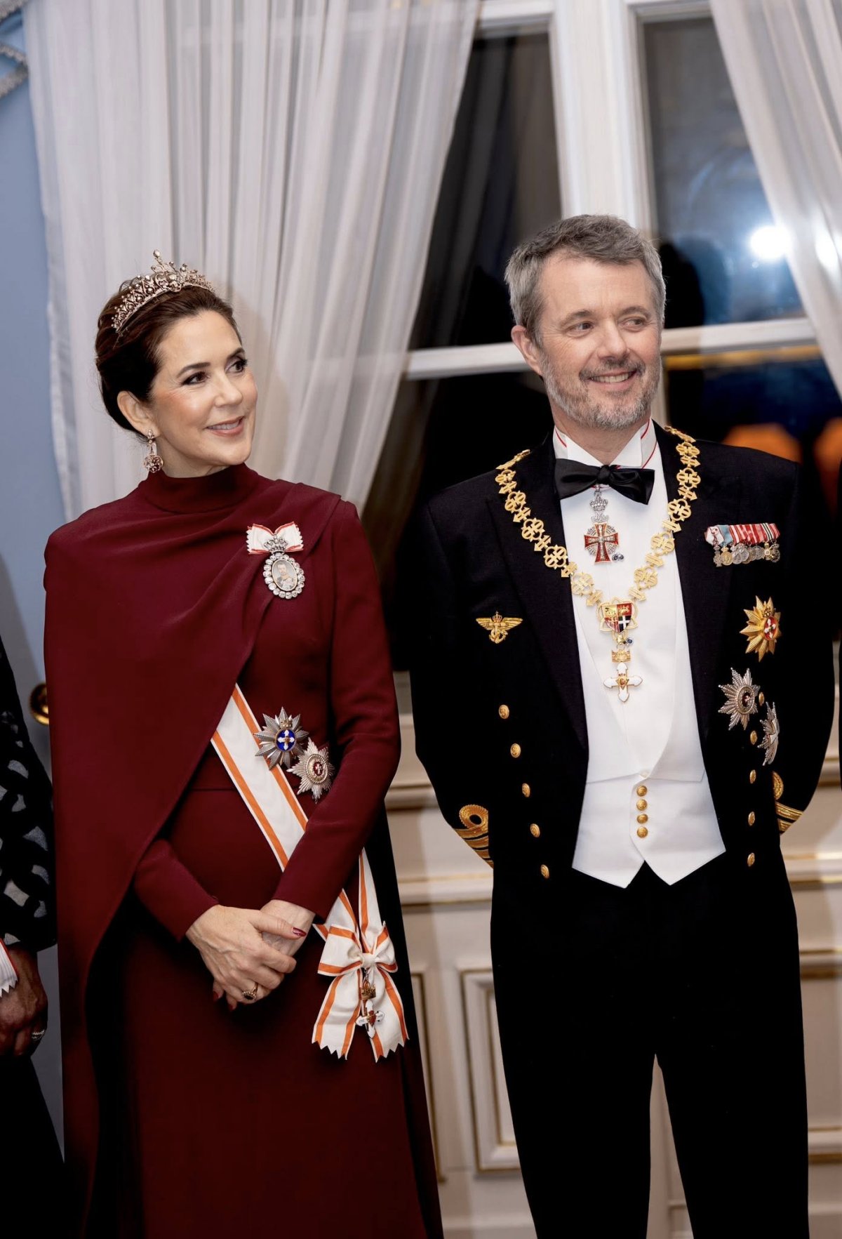 The King and Queen of Denmark attend a state banquet at the Presidential Palace in Vilnius on January 28, 2026 (Kongehuset)