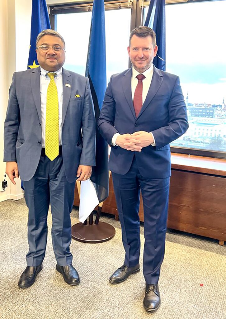 Tallinn: Amb Sibi George Co chairs 13th India Estonia Political Consultations #Gallery