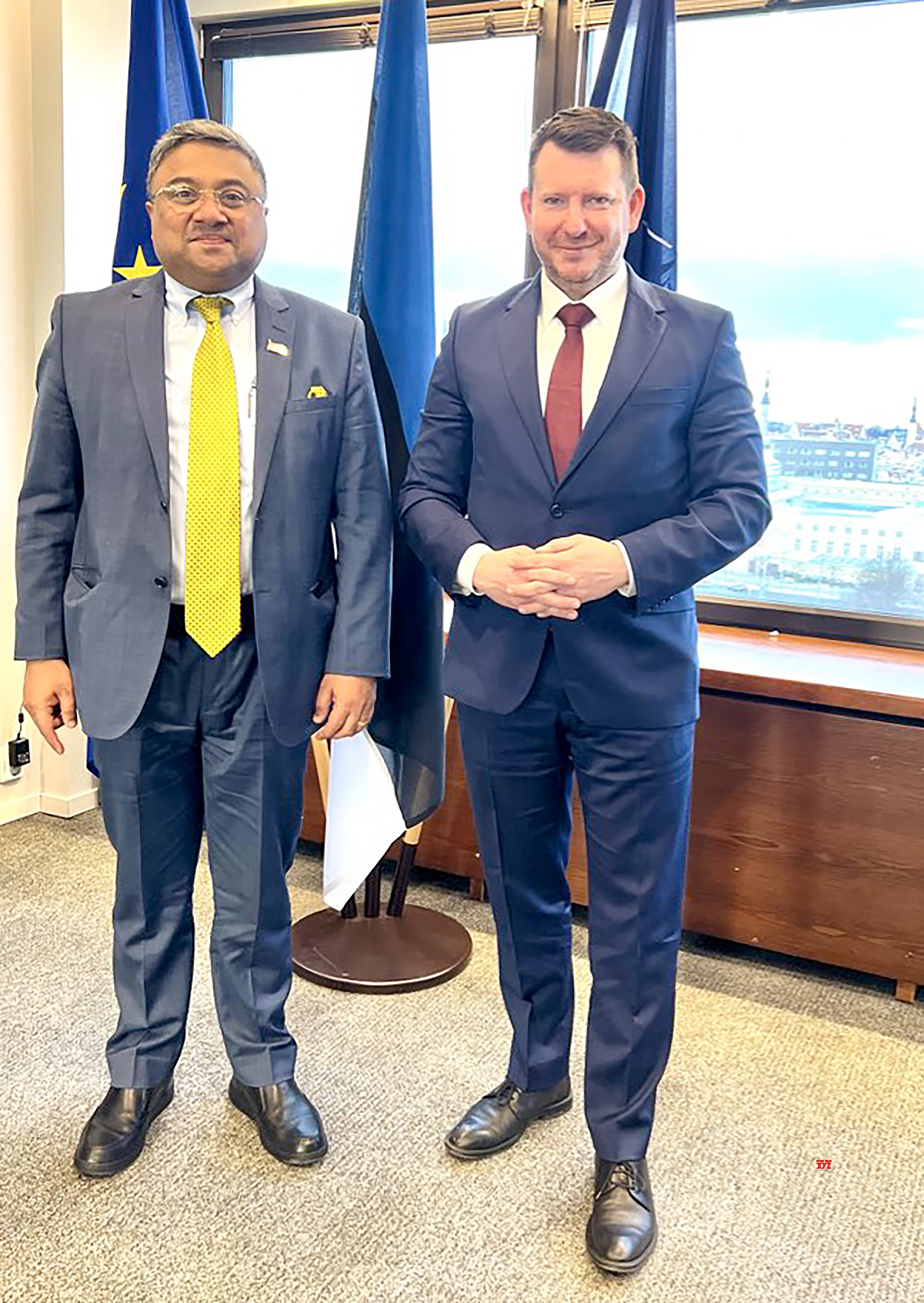 Tallinn: Amb Sibi George Co chairs 13th India Estonia Political Consultations #Gallery