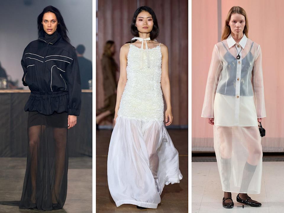 models showcasing fashion designs on the runway
