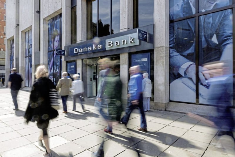 Danske Bank's headquarters on Belfast's Donegall Square West. 