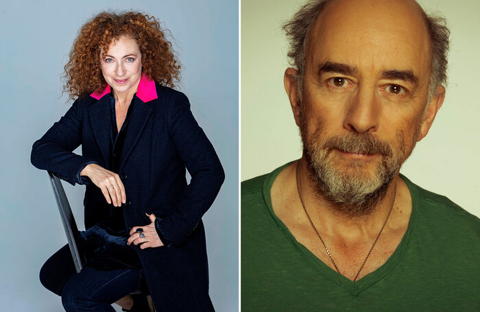 Alex Kingston and Richard Schiff Alex Kingston and Richard Schiff