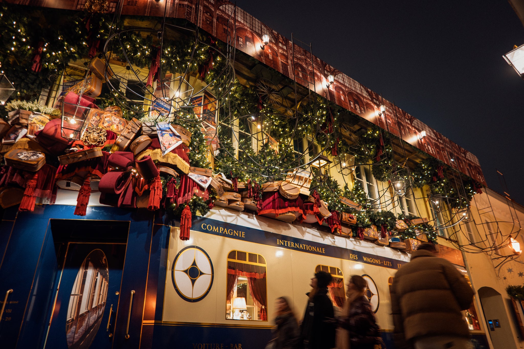 Ponių Laimė Christmas decorations in Vilnius