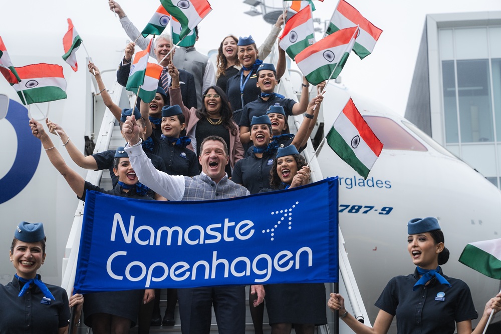 Indigo Copenhagen flights inaugural